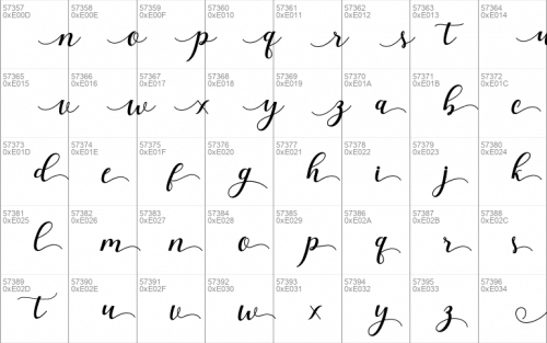 Elizabeth Calligraphy Font 3