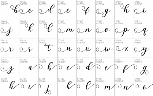 Elizabeth Calligraphy Font 4