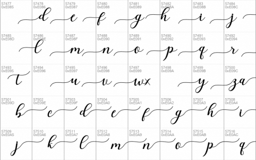 Elizabeth Calligraphy Font 6