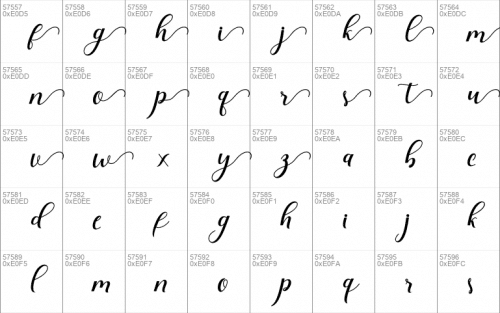 Elizabeth Calligraphy Font 8