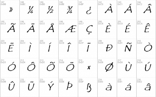 Film Cryptic Font 3