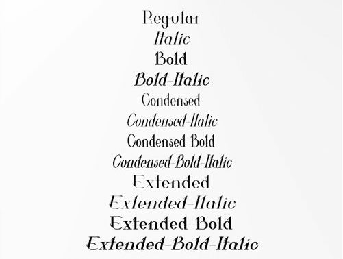 Font – Valkyrie Type Family