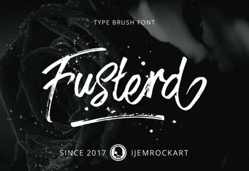 Fusterd Brush Font 0