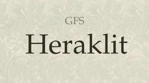 GFS Heraklit Serif Font