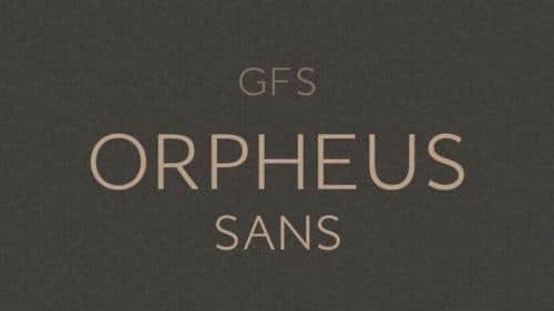 GFS Orpheus Sans Serif Font
