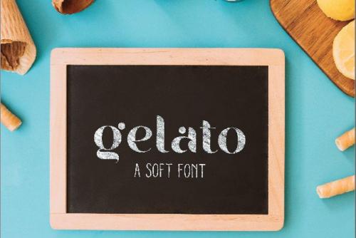 Gelato Soft Typeface