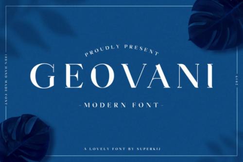 Geovani Modern Font