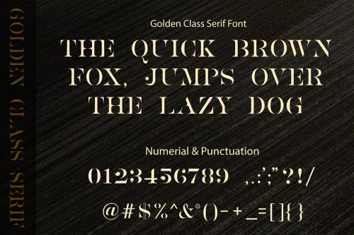 Golden Class Script Font 16