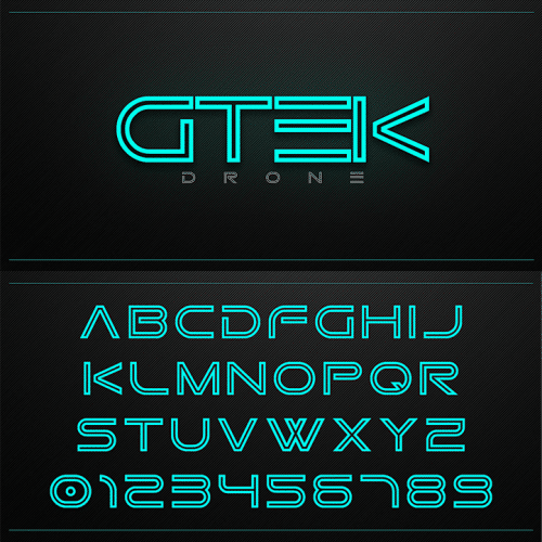 Gtek Technology Font 2