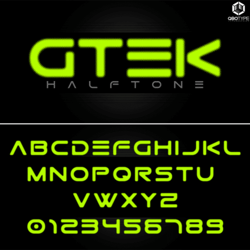 Gtek Technology Font 4
