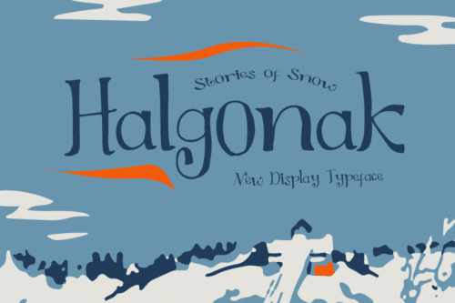 Halgonak Display Font