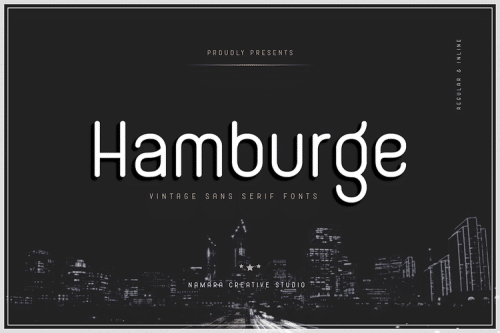 Hamburge Sans Serif Font