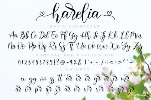 Harelia Script Font 1
