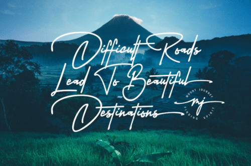 Haroopath Signature Font 9