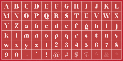 Horst More Serif Font 9