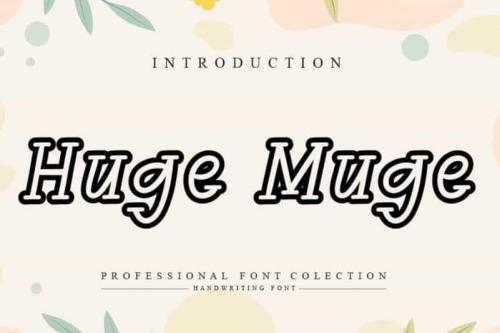 Huge Muge Handwritten Font