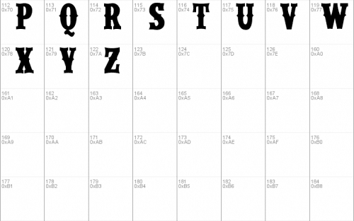 IFC Wild Rodeo Font 2