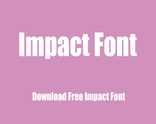 Impact-Font--0