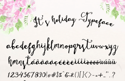 It's-Holiday-Font-31