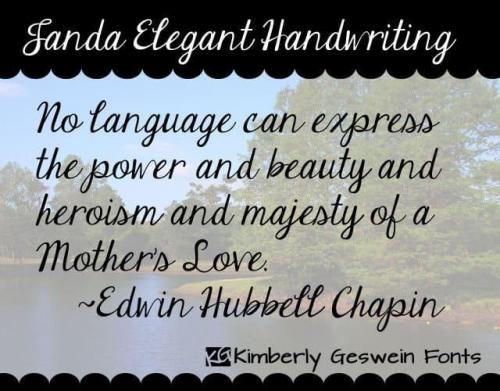 Janda Elegant Handwriting Font 3