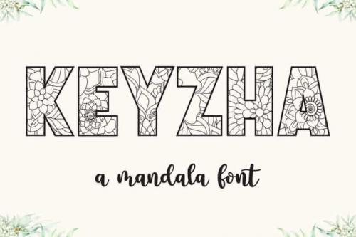 KEYZHA – Mandala Font