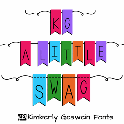 KG A Little Swag Font