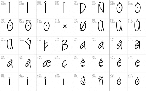 KG I Need A Heart Font 3