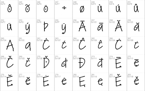 KG I Need A Heart Font 4
