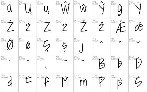 KG I Need A Heart Font 7
