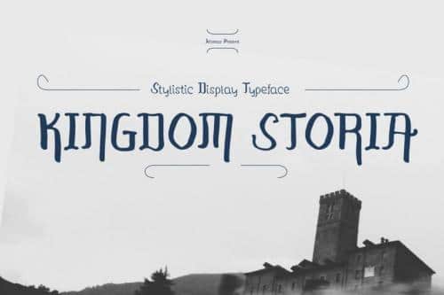Kingdom Storia Display Font