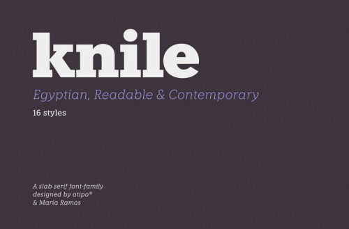 Knile Font Family
