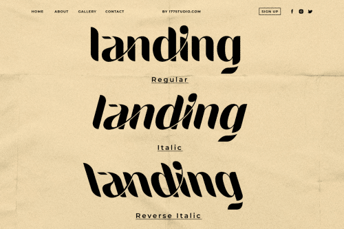Landing Sans Serif Font  7