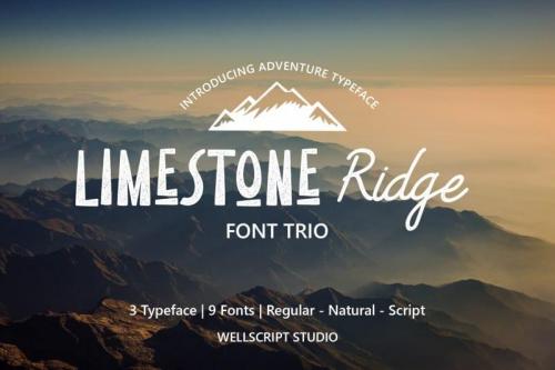 Limestone Ridge – Trio Adventure Font