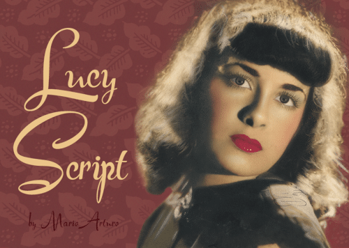 Lucy Script Font  1