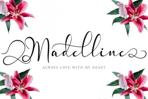 Madelline Calligraphy Font