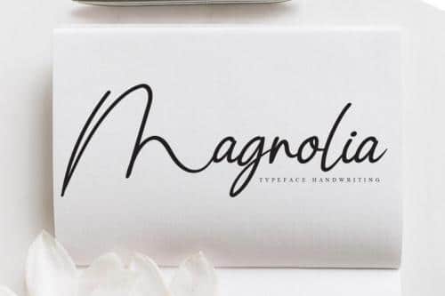 Magnolia Script Font