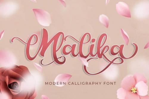 Malika Script Font 1