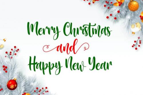 Melody Christmas Calligraphy Font  1