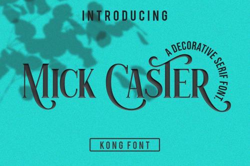 Mick Caster Serif Font (1)