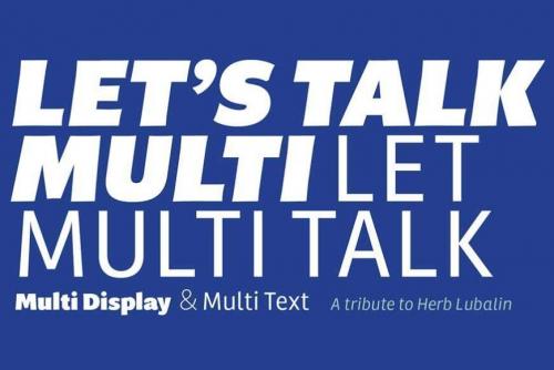 Multi Font Family 1