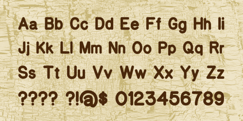 National Park Font 4