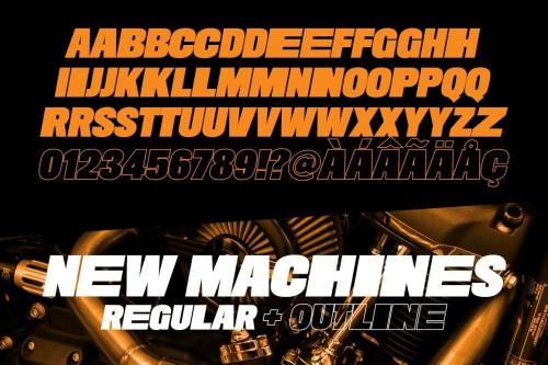 New Machines Sans Serif Font 5