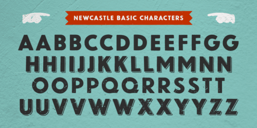 Newcastle Font Family 9