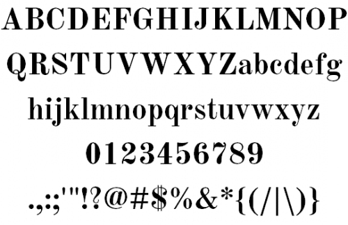 Old Standard Font