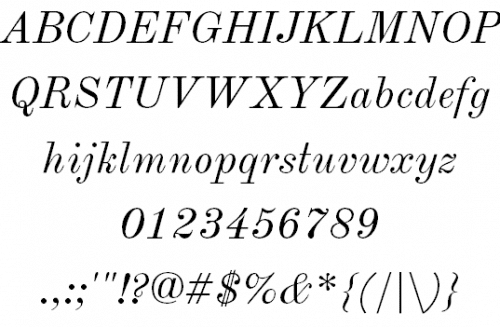 Old Standard Font 1