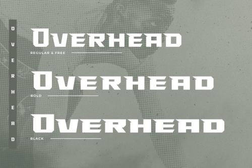 Overhead – Geometric Font 2