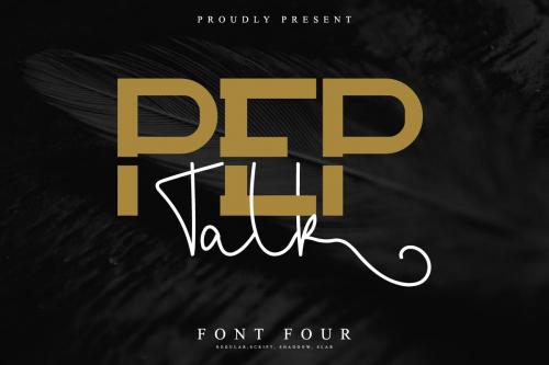 Pep Talk Font Duo 1