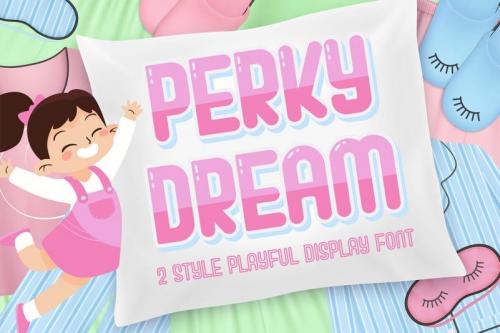 Perky Dream Display Font 0