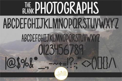 Photographs Font '