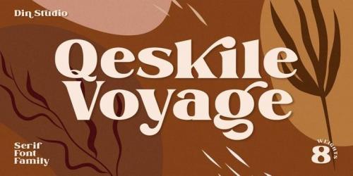 Qeskile Voyage Serif Font
